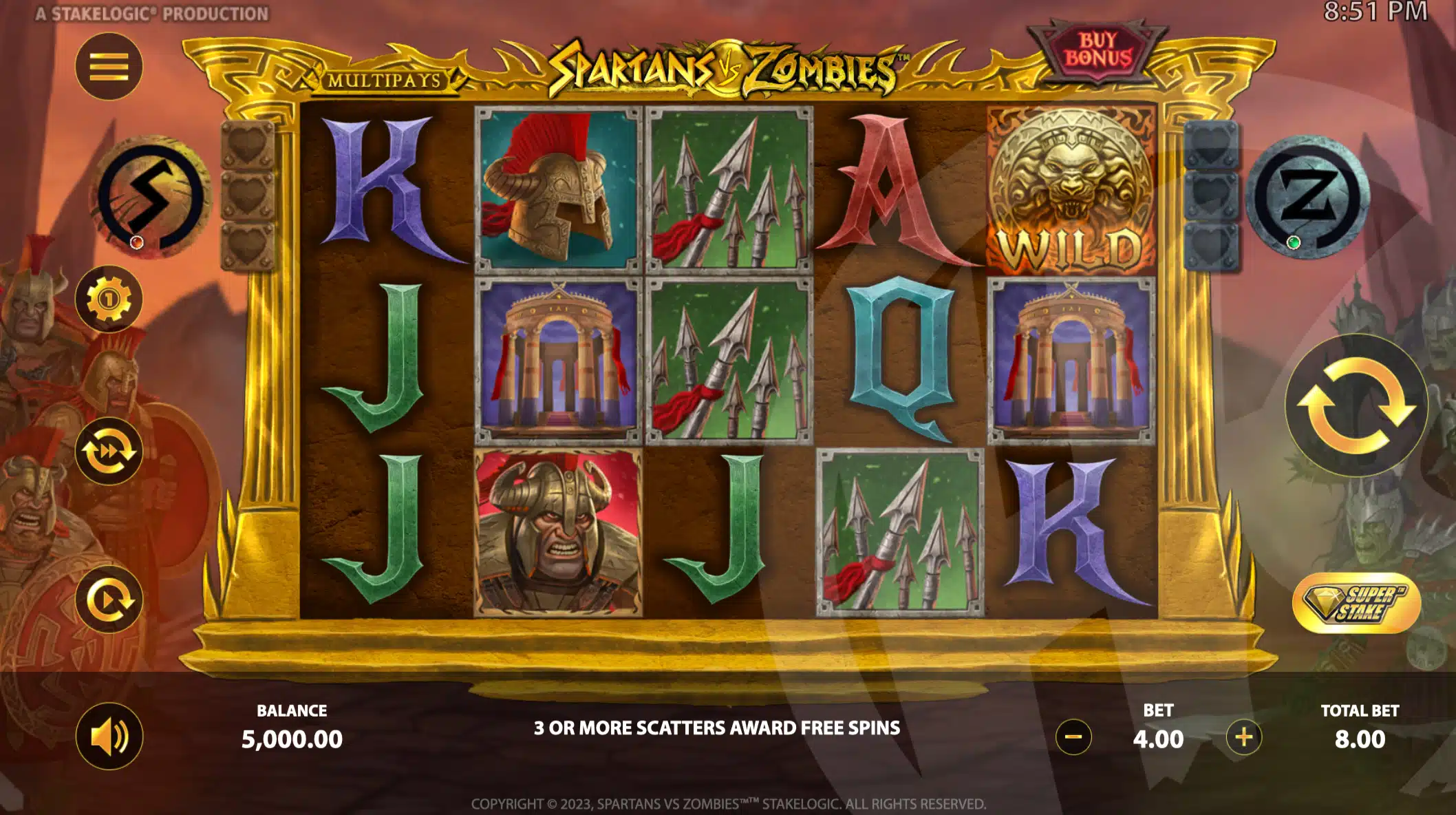 Spartans vs Zombies Slot Review pic 7